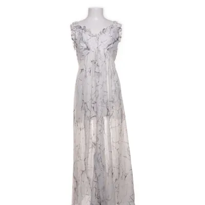 Maxikjole (Hvid, Sort) fra Lindex Polyester