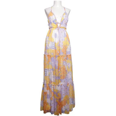 Maxi dress (Purple, Yellow, Multicolored) from ASOS Design Polyester