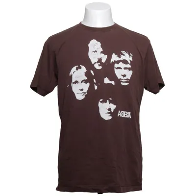 T-shirt (Brun) fra Abba Bomuld