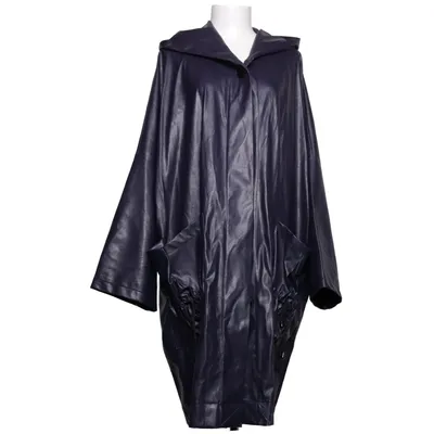 Frakke (Blå) fra Bass Polyester, Polyurethan