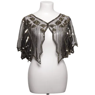 Bolero (Black, Gold) Polyester