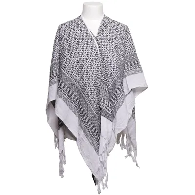 Poncho (Noir, Blanc) de Pimkie