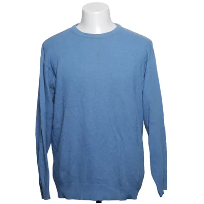 Strickpullover (Blau) von Cashmere e Seta Angora, Kaschmir, Polyamid, Seide, Viskose, Wolle