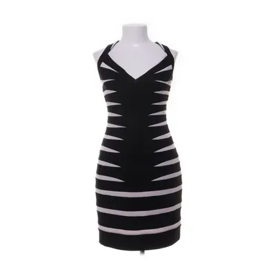 Cocktailkjole (Sort, Hvid) fra Roccobarocco Elastan, Polyester