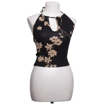 Haltertop (Zwart, Beige) van Simeoni