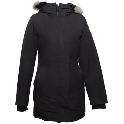 Doudoune longue (Noir) de Canada Goose Coton, Duvet, Plume, Nylon, Polyester