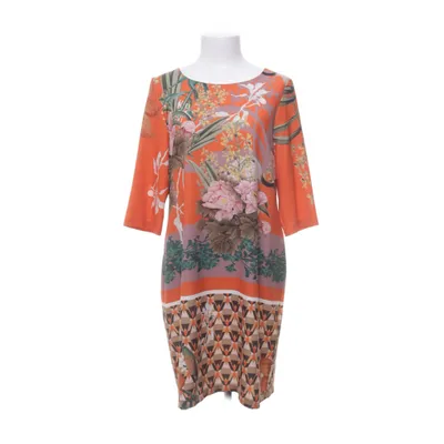 Dress (Orange, Multicolored) from Rinascimento Polyester