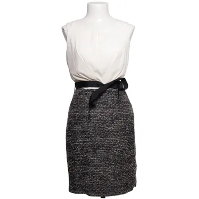 Robe (Blanc, Noir) de Paul Costelloe Acétate, Coton, Polyester