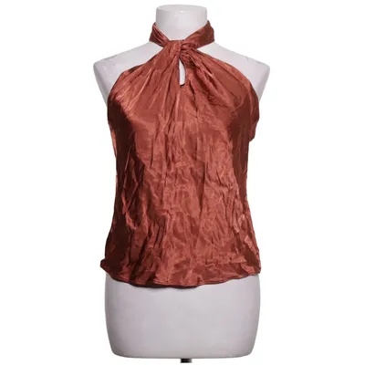Halter neck top (Brown) from H&M Modern Classic Viscose
