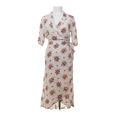 Slå-om-kjole (Beige, Flerfarvet) fra Ganni Viscose