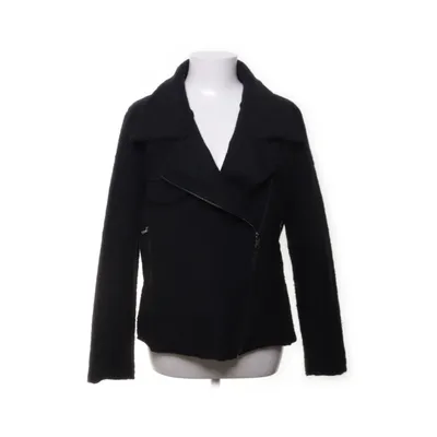 Bikerjack (Zwart) van Made by Andersen Polyester, Wol