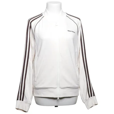 Trainingsjacke (Weiß, Braun) von Adidas x Wales Bonner Baumwolle, Elasthan, Recyceltes Polyester
