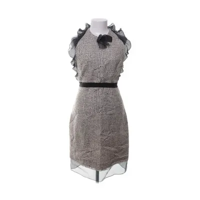 Klänning (Beige, Svart) från Giambattista Valli x H&M Linne, Silke, Bomull, Viskos