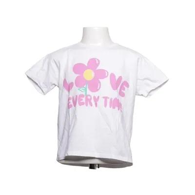 T-shirt (Wit, Roze, Geel) van Zara Katoen