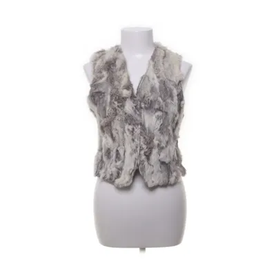 Fur vest (Gray) from Hollies Stockholm Cotton, Rabbit fur, Polyester