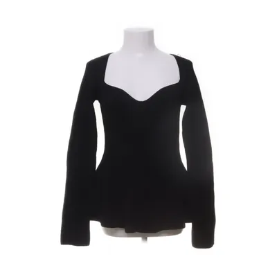 Peplumbluse (Sort) fra H&M Trend Polyamid, Viscose