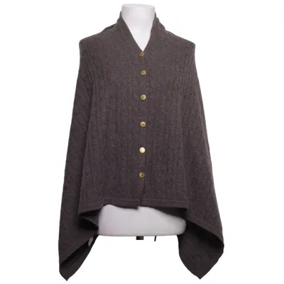 Poncho (Grå) från Davida Cashmere Kashmir