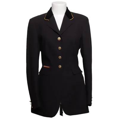 Reitjacke (Schwarz) von Kentucky Elasthan, Polyamid, Wolle