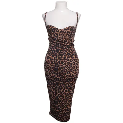 Jurk (Bruin, Zwart) van PrettyLittleThing Elastaan, Polyester