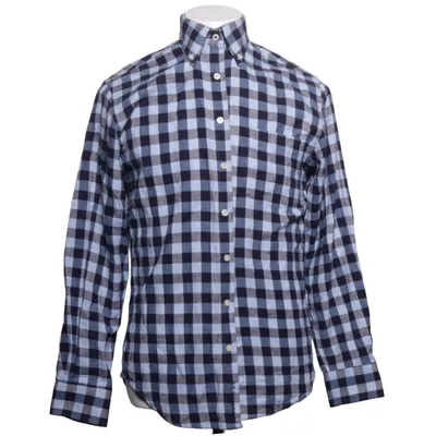 Flannel shirt (Blue, White) from A.W. Dunmore Cotton