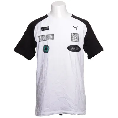 T-shirt (Blanc, Noir) de Puma Coton