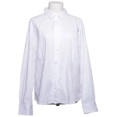 Shirt (Wit) van Milano Italy Katoen, Elastaan