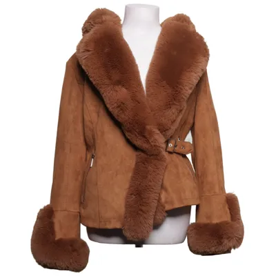 Shearling jas (Bruin) van Giorgia fashion Elastaan, Polyester