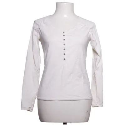 Henley T-shirt (Hvid) fra House of Lola Bomuld, Elastan