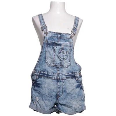 Hängselshorts (Blå) från Denim Co