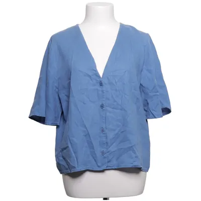 Korte mouwen shirt (Blauw) van Thinking Mu Hennep, Tencel