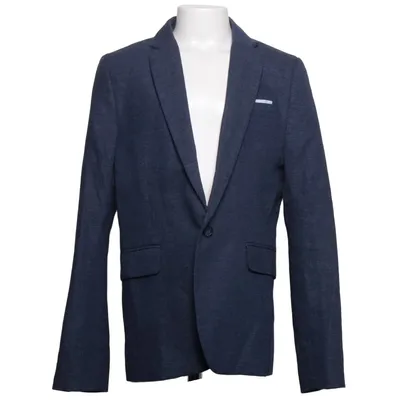 Blazer (Blauw) van H&M Katoen, Linnen, Polyester