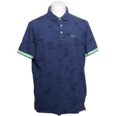 Polo (Bleu, Vert) de New Zealand Auckland Coton, Polyester