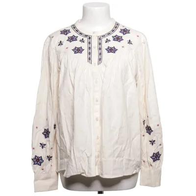 Blouse (Beige, Meerkleurig) van Per Una Katoen, Polyester