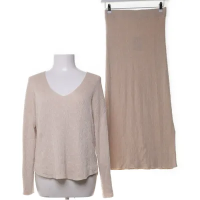 Set (Beige) van Isay Katoen, Viscose