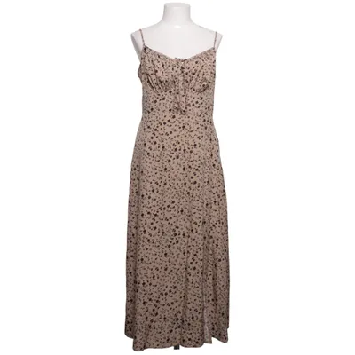 Långklänning (Beige, Svart) Polyester