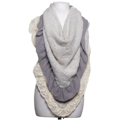 Schal (Grau, Beige) von Ester Elenora Baumwolle, Polyamid