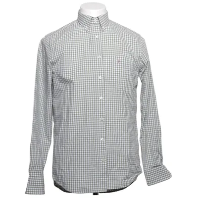 Buttondown-skjorta (Grön, Vit) från GANT Bomull