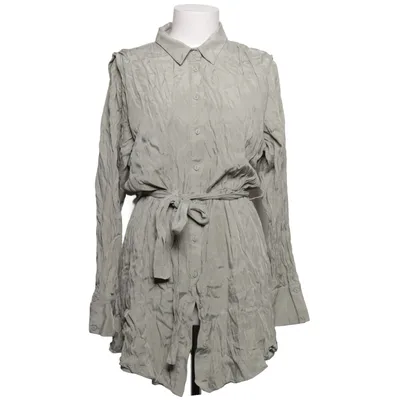 Skjortklänning (Grön) från Dilvin Basic Lyocell, Polyester, Viskos, Ull
