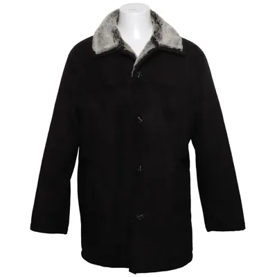 Shearling Jacke (Schwarz) von Basic Line Acryl, Polyester