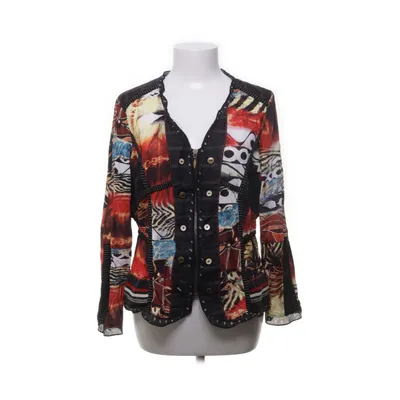 Cardigan (Black, Red) from Pause Café Elastane, Linen, Polyester, Viscose