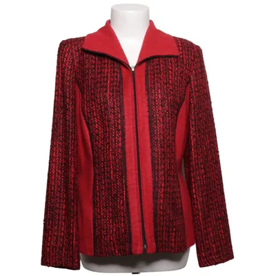 Veste (Rouge, Noir) de Habella Acrylique, Polyester, Laine