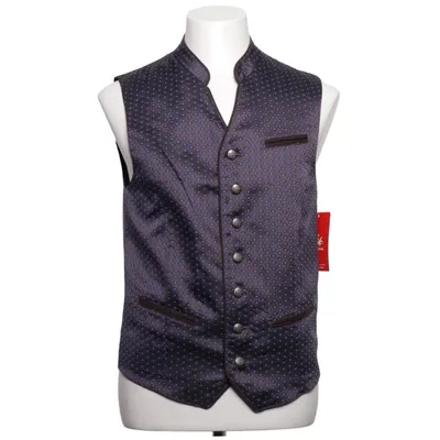 Suit vest (Brown, Blue) from Spieth & Wensky Cotton, Elastane, Polyamide, Polyester, Wool