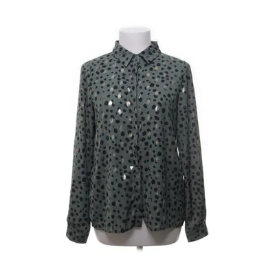 Blouse (Green, Black, Gold) from Voyelles Polyester