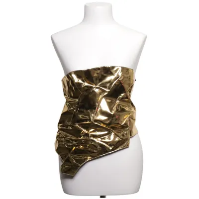 Korsett (Guldfärgad) Elastan, Polyester