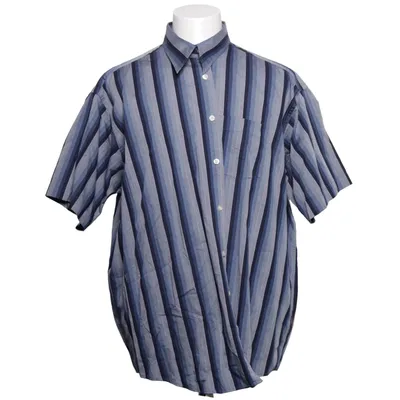 Short sleeve shirt (Blue, Gray) from Stones Cotton
