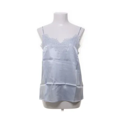 Tank Top (Blue) from Rosemunde Copenhagen Cotton, Elastane, Polyamide, Silk, Viscose