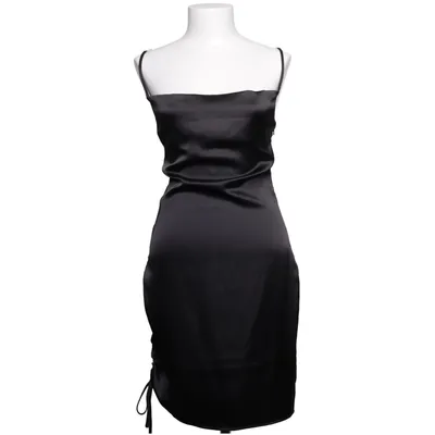 Jurk (Zwart) van Anika Teller x NA-KD Elastaan, Polyester