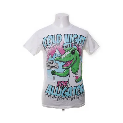 T-shirt (Vit, Flerfärgad) från Gildan Bomull