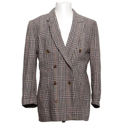 Blazer (Beige, Brown, Black) from Jennifer by Gulins Acetate, Polyester, Wool