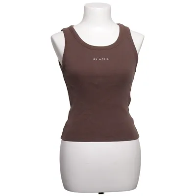 Tanktop (Bruin) van Oh April Katoen, Elastaan